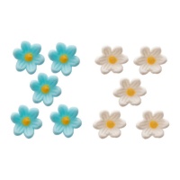 Figuras de azúcar de flor de Primavera de 2 cm - Dekora - 250 unidades