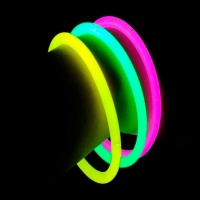 Pulseras luminosas de colores surtidos - 3 unidades