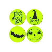Pegatinas de Halloween reflectantes - 4 unidades