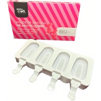 Molde de silicona para helados pequeño - Azucren - 4 huecos