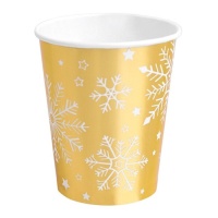 Vasos de Golden Snow de 270 ml - 6 unidades