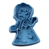 Cortador de Elsa chibi Frozen - Cuticuter