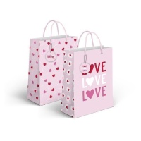 Bolsa de regalo de Sweet Love de 23 x 18 x 10 cm - 1 unidad