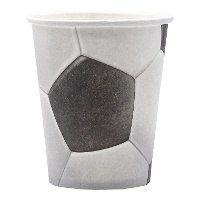 Vasos de Balón Fútbol Clásico - 6 unidades
