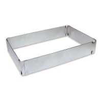 Molde marco rectangular con separador de acero - Scrapcooking