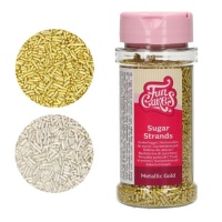 Sprinkles de fideos metalizados de 80 gr - FunCakes