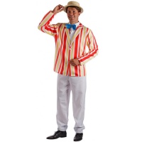 Disfraz de hombre trajeado colorido