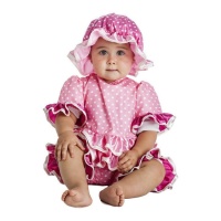 Disfraz de bañista rosa para bebe