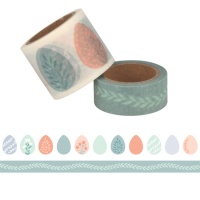 Washi tape de huevos de pascua - 5 m