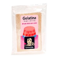 Gelatina neutra - Carmencita - 50 láminas