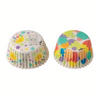 Cápsulas para cupcakes de conejos y huevos divertidos - Decora - 36 unidades