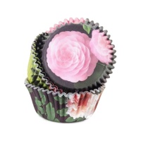 Cápsulas para cupcakes de Floral 1 - PME - 60 unidades