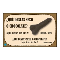 Pene de chocolate de 200 gr - 1 unidad