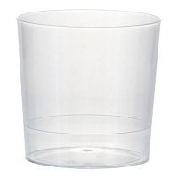 Vasos de 330 ml de plástico transparente pinta - 24 unidades