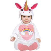 Disfraz de unicornio amoroso para bebé