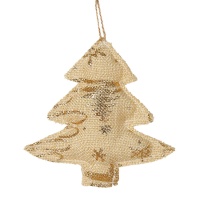 Colgante para el árbol con forma de árbol de Navidad de 10 cm