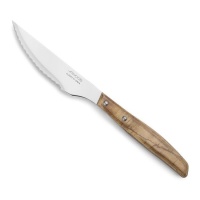 Cuchillo chuletero de 11 cm de hoja de madera de chopo Forest - Arcos