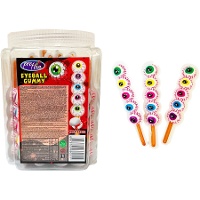 Brocheta de ojos de gominola de 10 gr - 30 unidades