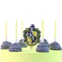 Velas de Hufflepuff - 6 unidades