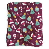 Manta de Navidad divertida de 1,50 x 1,25 m