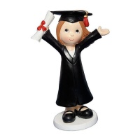 Figura de graduación niña