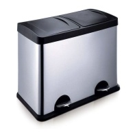 Cubo de basura para reciclaje de 2 x 24 L - DCasa