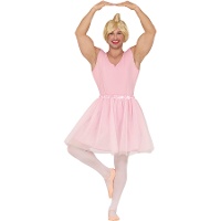 Disfraz de bailarina rosa para hombre