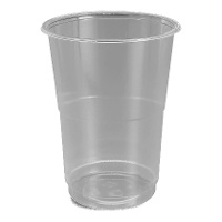 Vasos de 500 ml de plástico transparente - 5 unidades