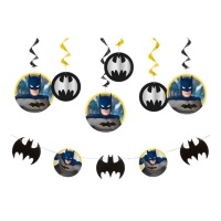 Kit colgantes decorativos de Batman - 7 unidades