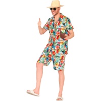 Disfraz de hawaiano tourist para hombre