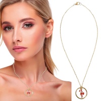 Collar de bastón navideño