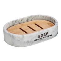 Jabonera mármol Soap de 12,5 x 8,5 cm