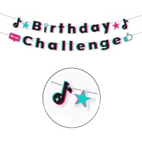 Guirnalda de Birthday Challenge de 6 m