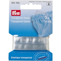 Cinta elástica de 1 cm transparente - Prym - 3 m