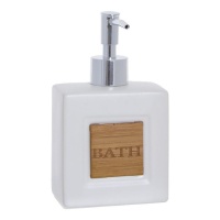 Dispensador de jabón Bath blanco de 16 cm