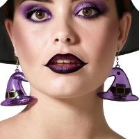 Pendientes de bruja con luz - 1 par