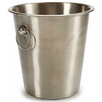 Cubitera de 22 x 20,5 cm de acero inoxidable