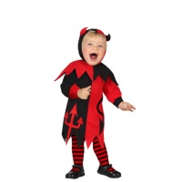 Disfraz de diablito rojo para bebé niña