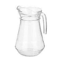 Jarra de 1,3 L transparente con asa