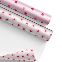 Papel de regalo de Sweet Love de 2,00 x 0,70 m - 1 unidad