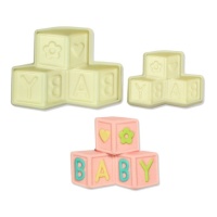 Moldes de cubos para jugar de bebé - JEM - 2 unidades