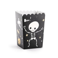 Cajas para palomitas de Halloween de 9 x 9 x 13 cm - 6 unidades