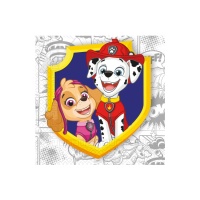 Servilletas de la Patrulla Canina compostables de 33 x 33 cm - 20 unidades