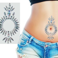 Joyas adhesivas para ombligo de brillantes