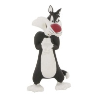 Figura para tarta de Silvestre de Looney Tunes de 8 cm