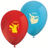 Globos de látex de Pokémon - 8 unidades