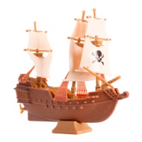 Topper para tarta de barco pirata de 12 cm - Dekora