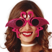Gafas de flamencos enamorados