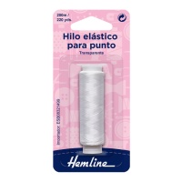 Hilo elástico transparente para punto - Hemline - 200 m