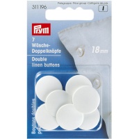 Botones de 1,8 cm dobles para ropa - Prym - 7 unidades